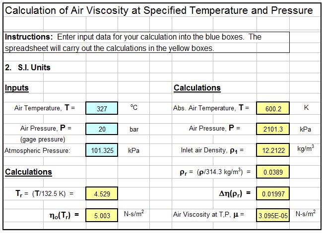 air-properties-calculator