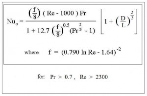 Nusselt Number Correlation for Forced Convection Heat Transfer Coefficient Calculator