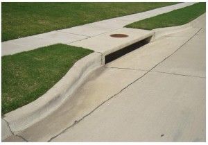 stormwater drain inlet calculations spreadsheet curb inlet figure